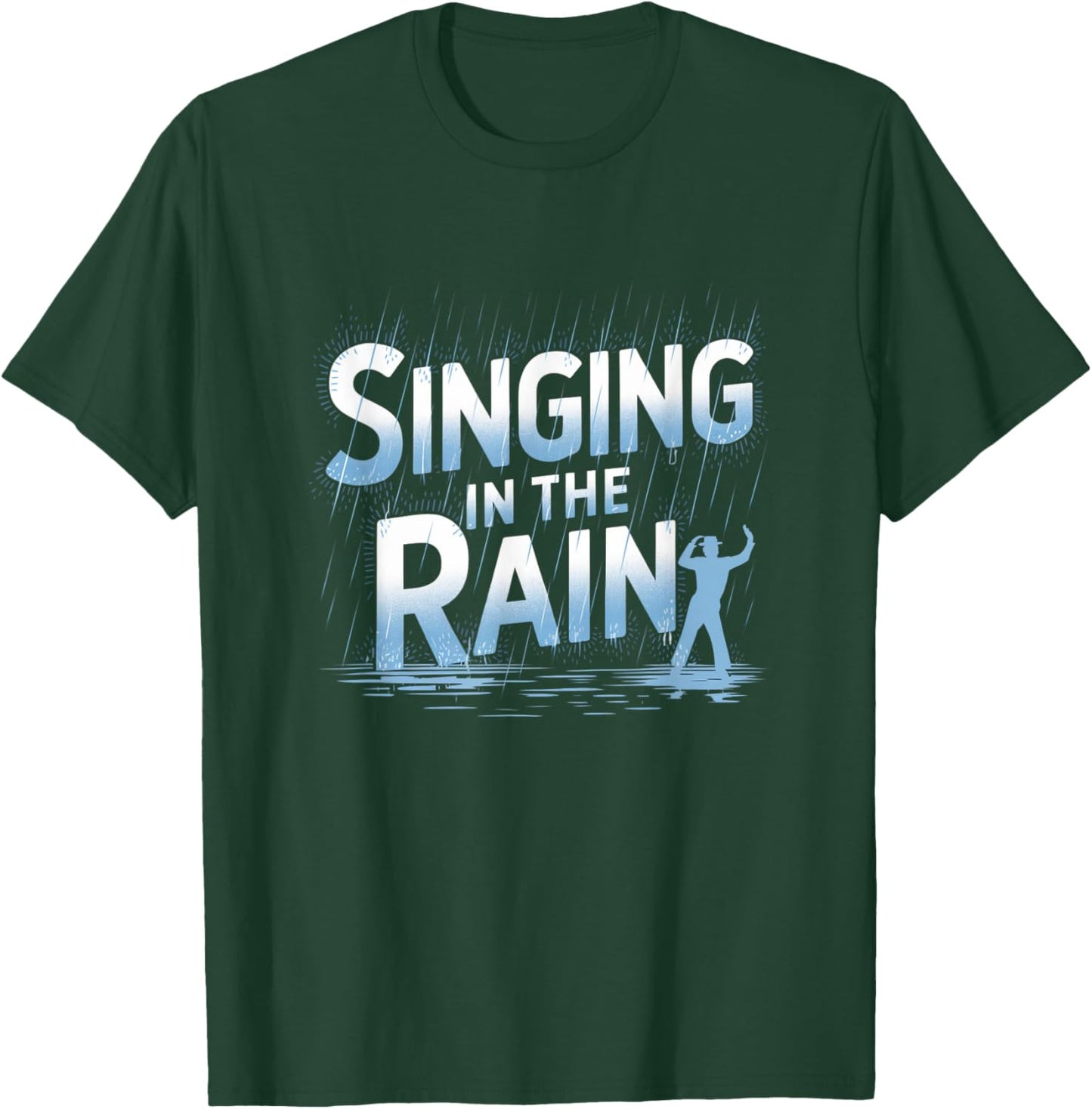 Singing in the Rain Retro Musical Theatre Tap Dance Broadway T-Shirt - T-Shirt | Forest