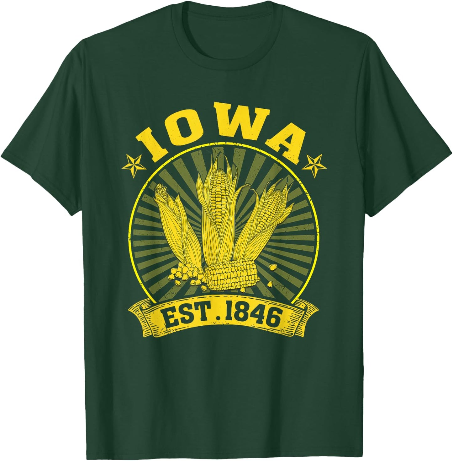 Iowa Corn Farming Farmer T-Shirt - T-Shirt | Forest