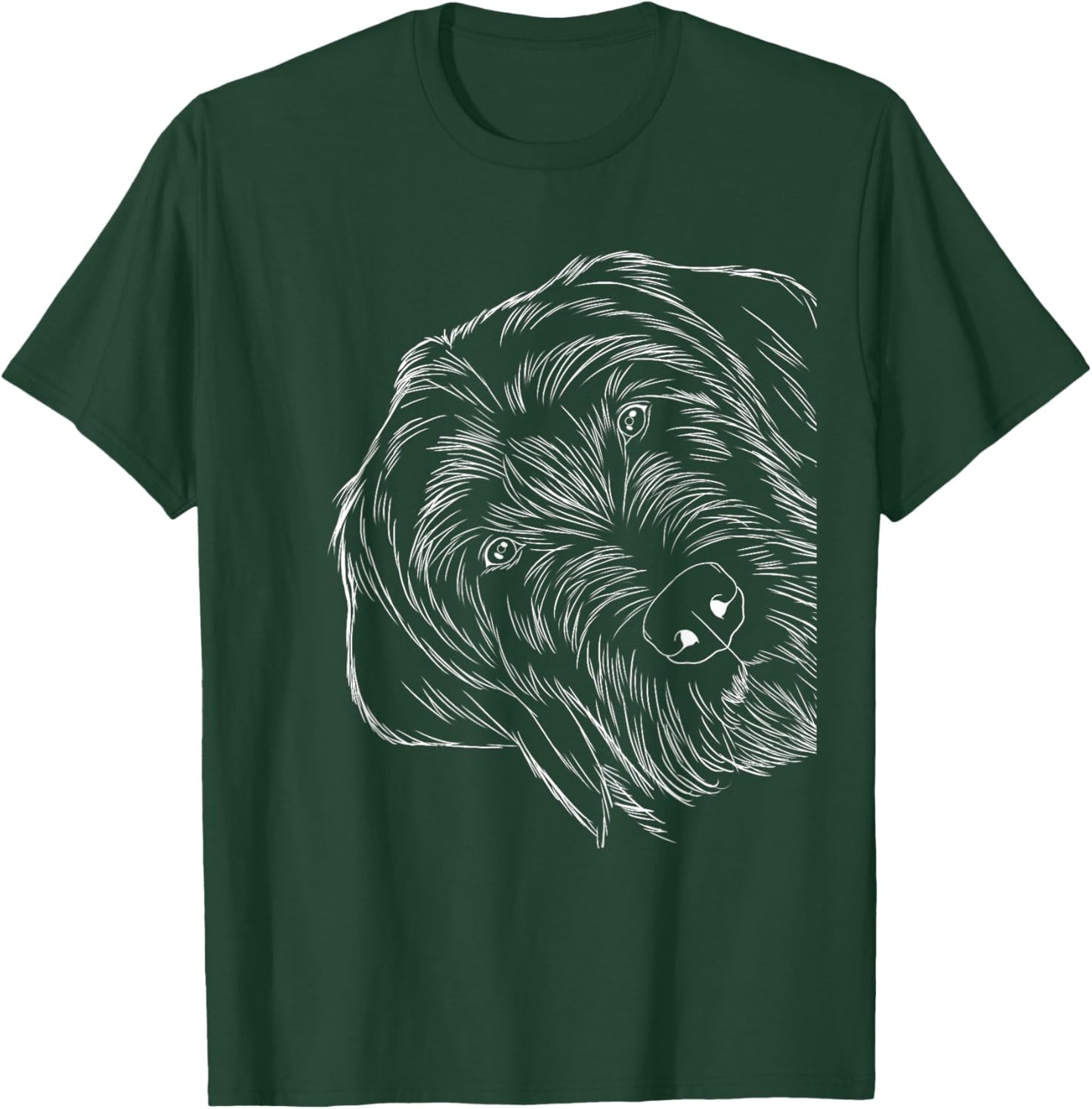 Funny Dog German Wirehaired Pointer T-Shirt - T-Shirt | Forest