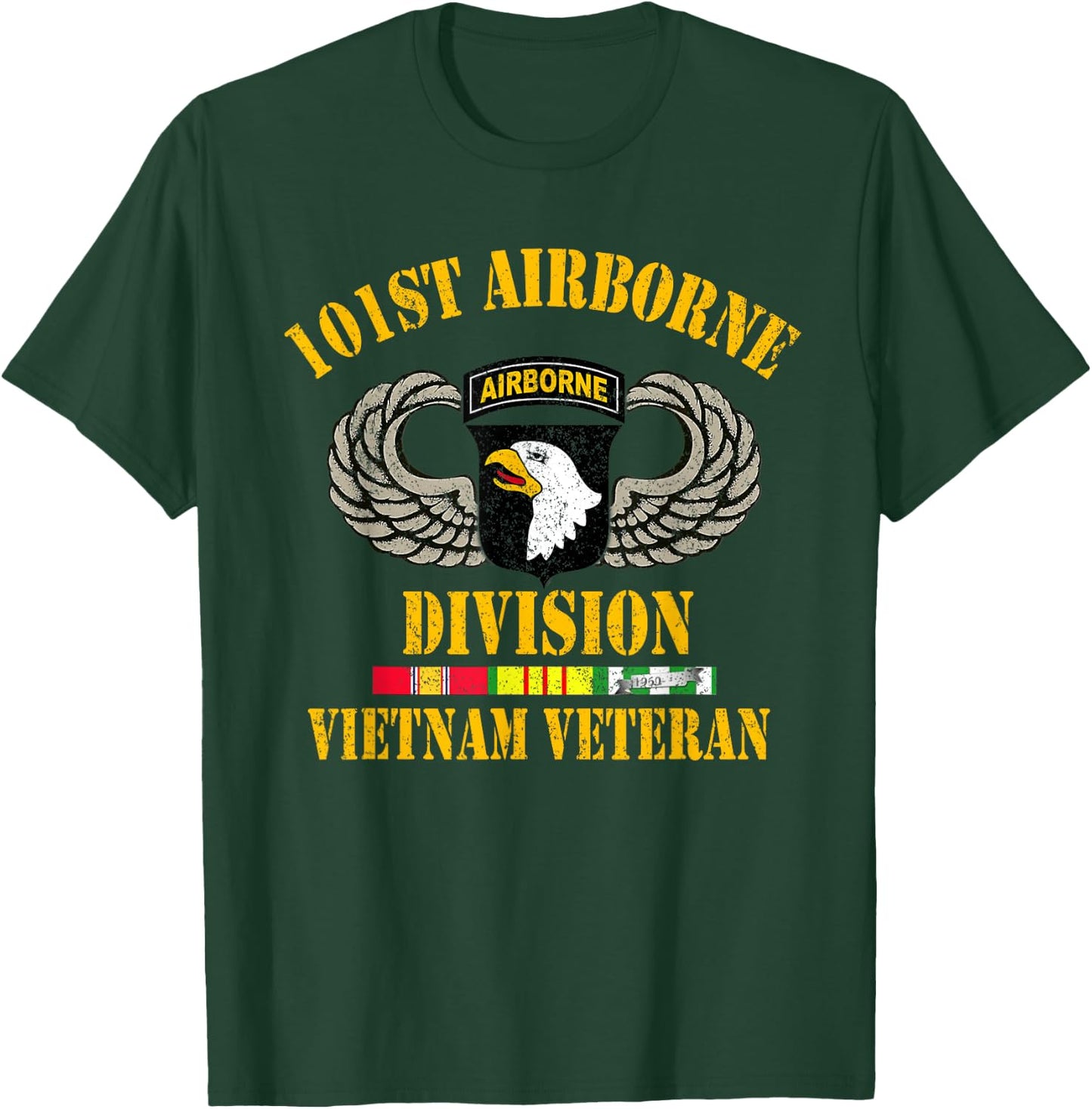 101st Airborne Division Vietnam Veteran , Veterans Day T-Shirt - T-Shirt | Forest