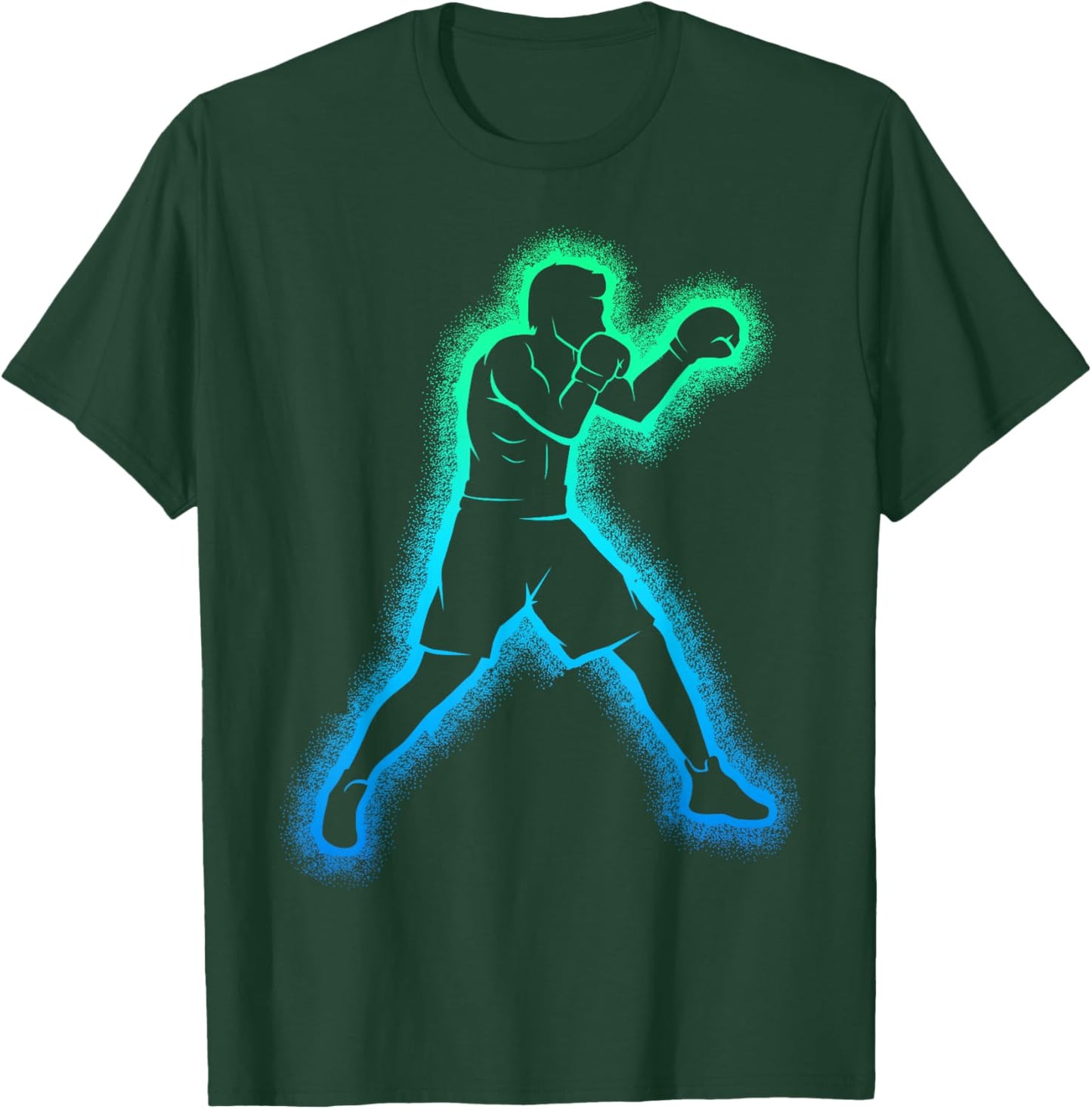 Men's Boxer, Boxer, Boxing , Black, S T-Shirt - T-Shirt | Forest