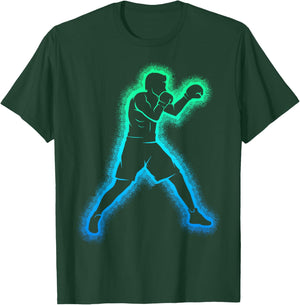Men's Boxer, Boxer, Boxing , Black, S T-Shirt - T-Shirt | Forest