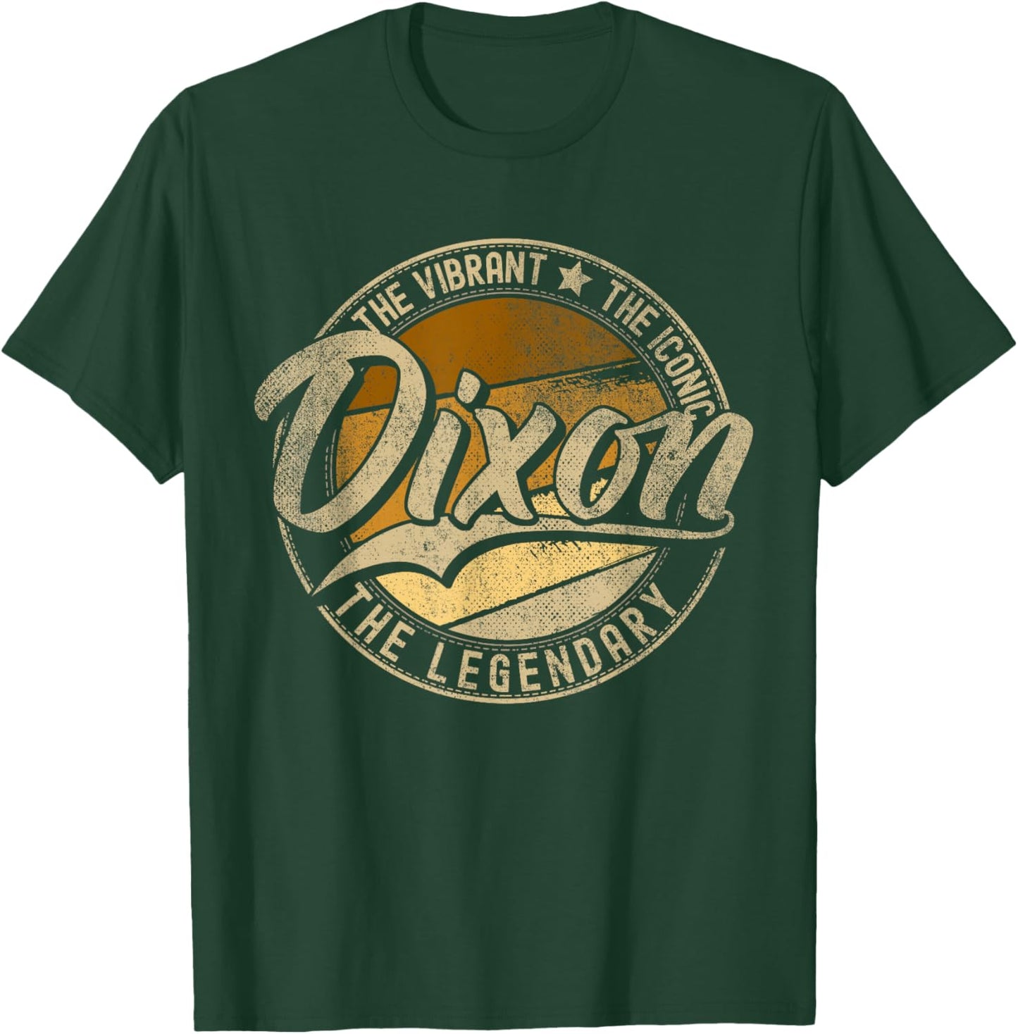 Dixon IL | Illinois | Vintage Distressed T-Shirt - T-Shirt | Forest