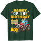 Daddy of the Birthday Boy Construction Birthday Party T-Shirt - T-Shirt | Forest