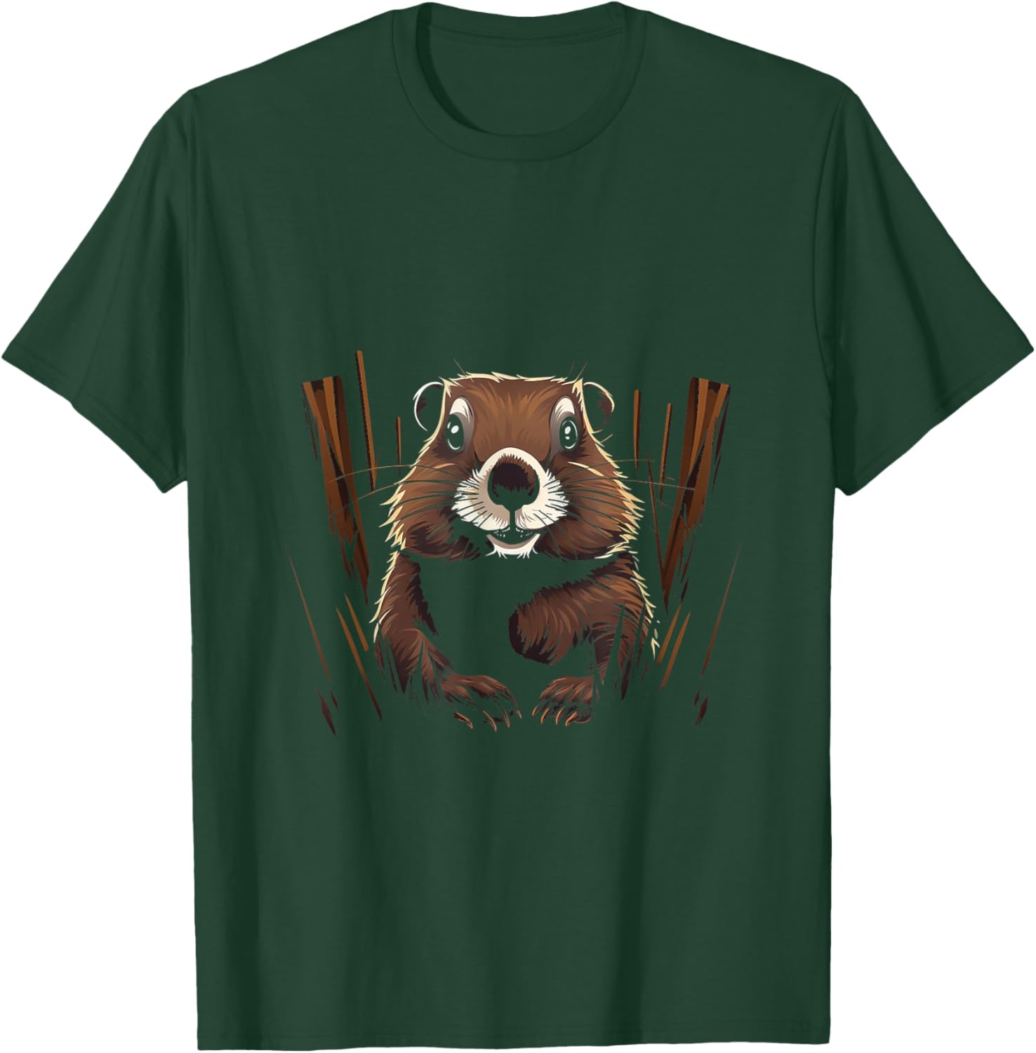 Marmot Wildlife Colorful Marmot Lover Wildlife Animal T-Shirt - T-Shirt | Forest