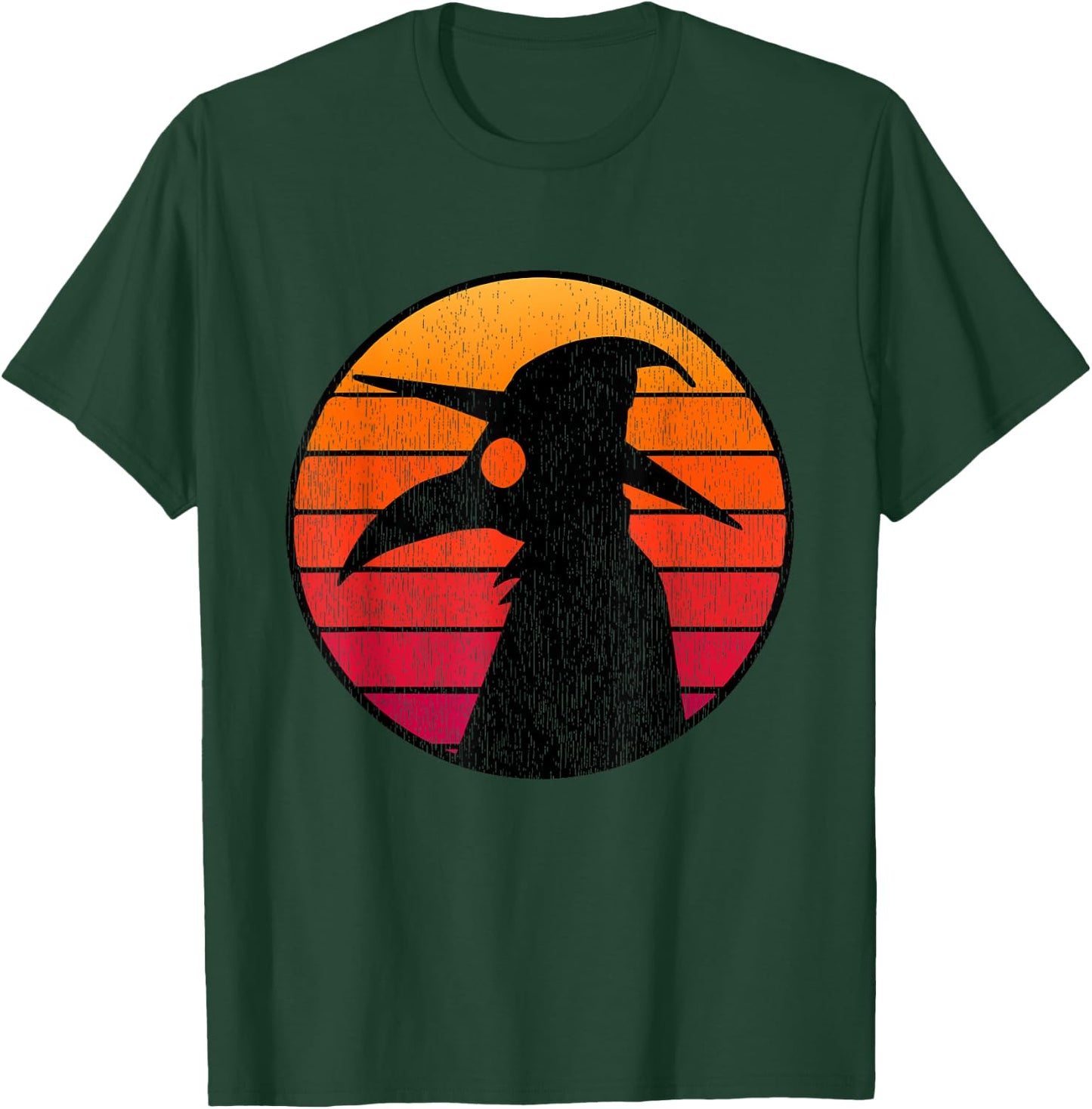 Vintage Plague Doctor Mask Retro Sun Plague Doctor T-Shirt - T-Shirt | Forest