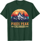 Pikes Peak National Park Hiking Mountain Outdoor T-Shirt - T-Shirt | Forest