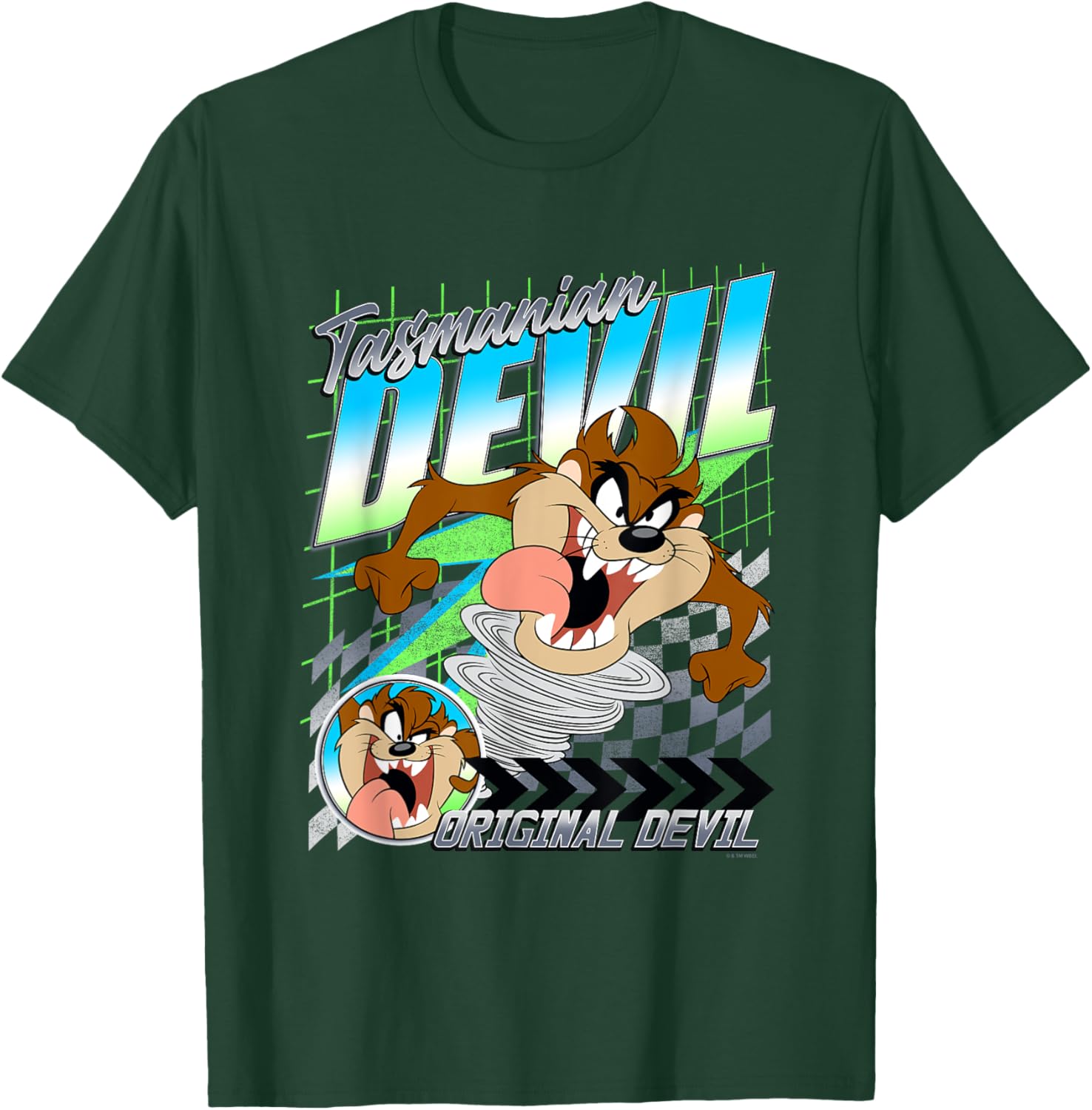 Looney Tunes Tasmanian Devil Original Devil Poster T-Shirt - T-Shirt | Forest