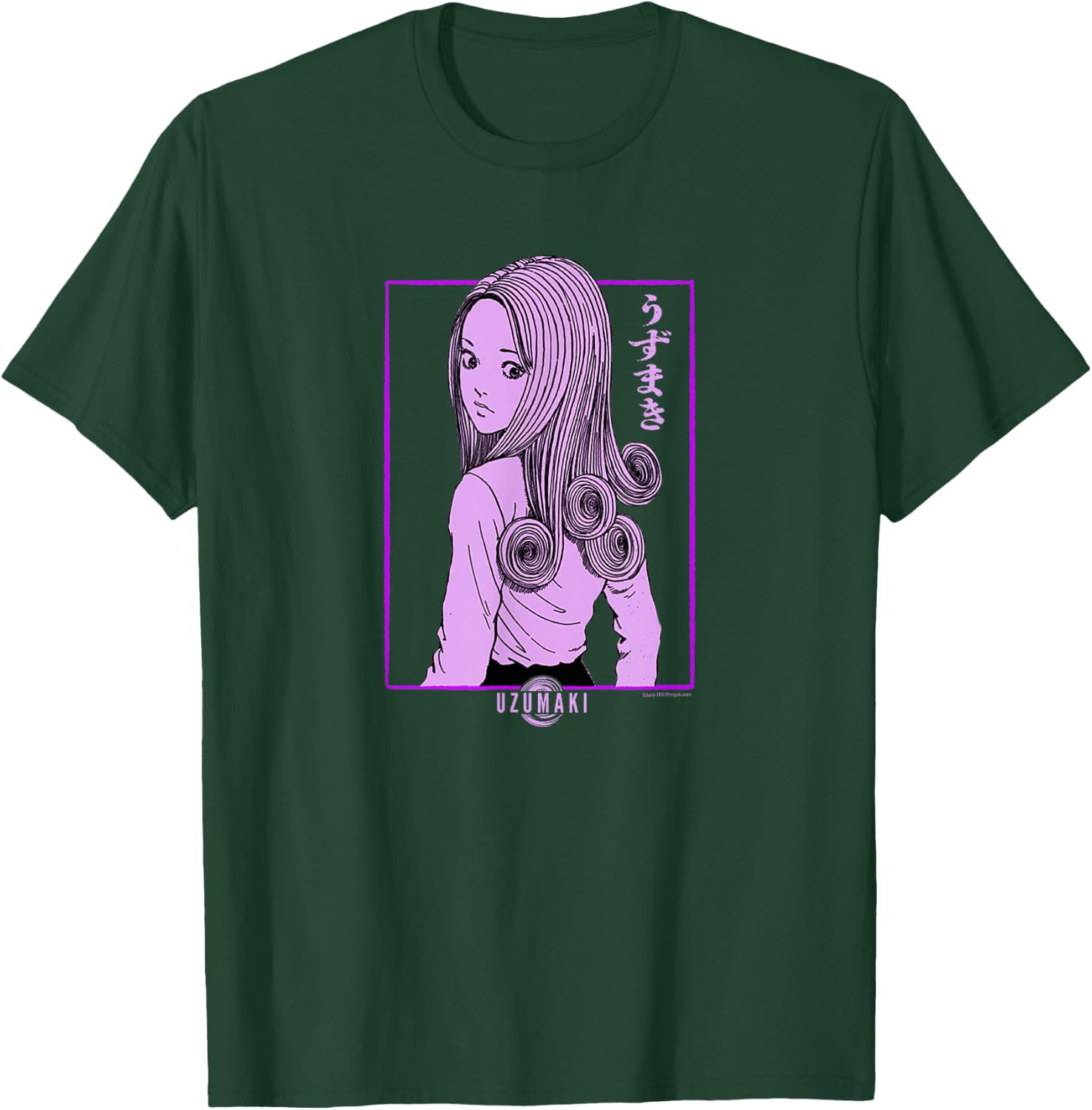 Uzumaki Kirie Looking Back T-Shirt - T-Shirt | Forest