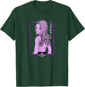 Uzumaki Kirie Looking Back T-Shirt - T-Shirt | Forest