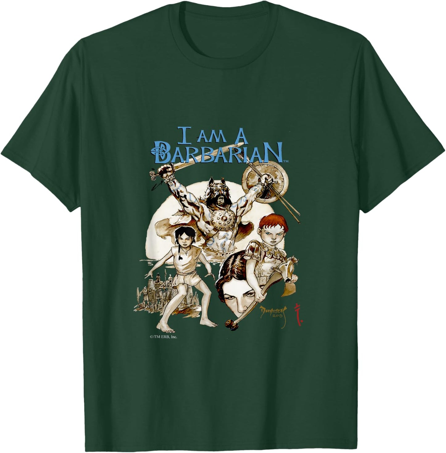 I Am A Barbarian T-Shirt - T-Shirt | Forest