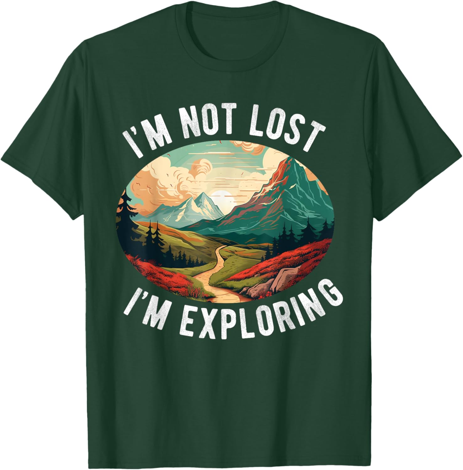 Hiking Women Nature outdoorsy Funny Hiker Hike Lover T-Shirt - T-Shirt | Forest