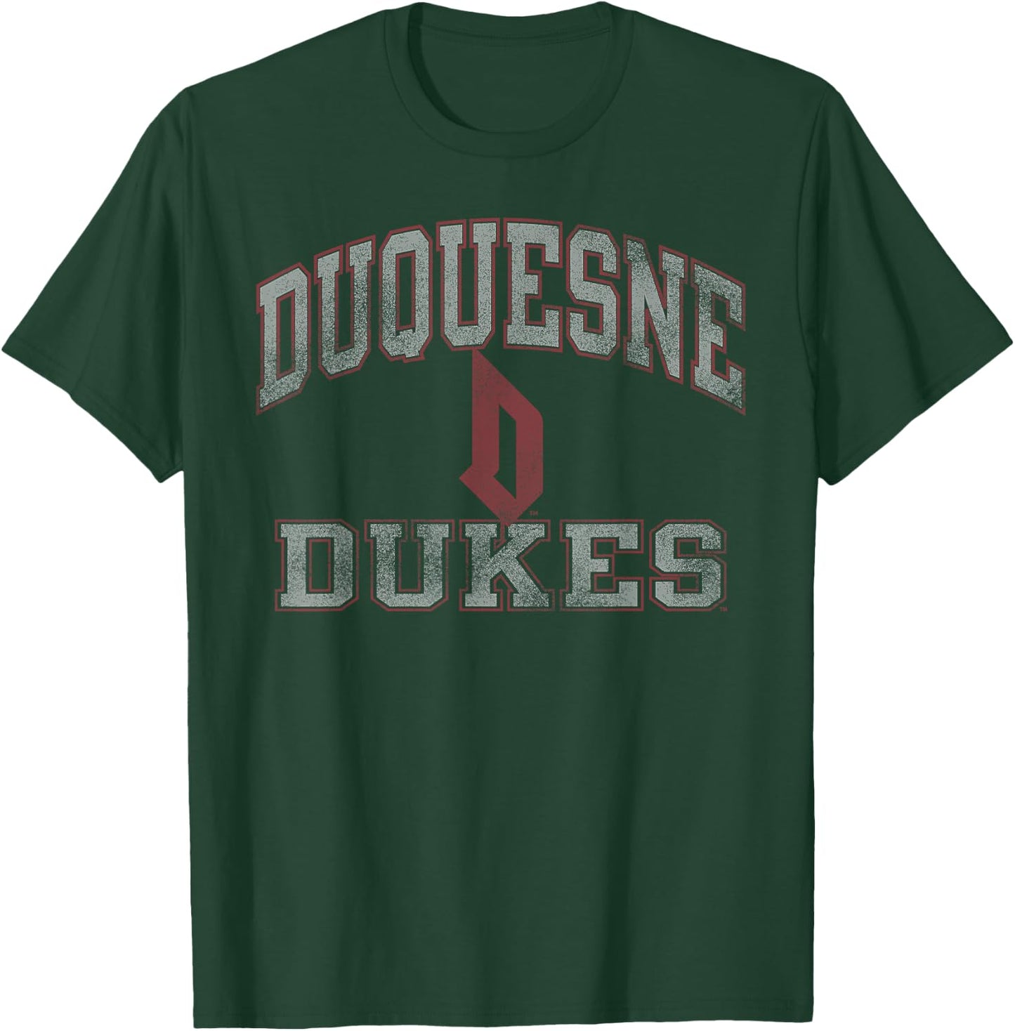 Duquesne Dukes Worn Navy Officially Licensed T-Shirt - T-Shirt | Forest