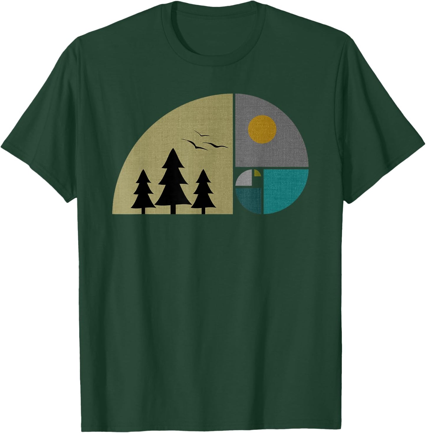 Fibonacci's Nature T-Shirt - T-Shirt | Forest