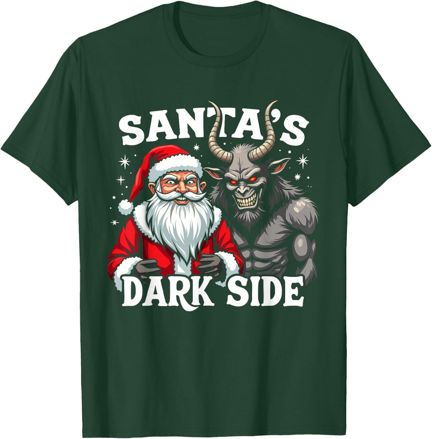 Krampusnacht Christmas Monster Krampus Lover Festive Horror T-Shirt - T-Shirt | Forest