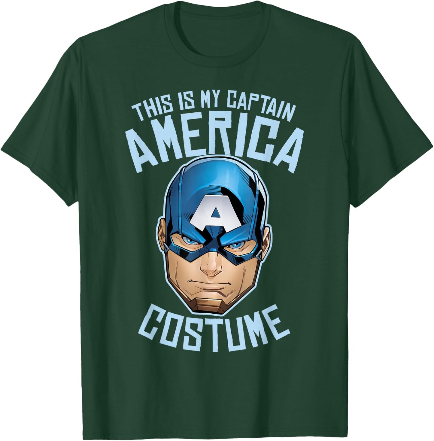Marvel Captain America This is My Costume Halloween T-Shirt - T-Shirt | Forest