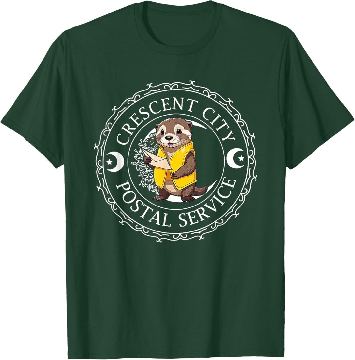 Crescent City Postal Service, Funny Crescent City Otter T-Shirt - T-Shirt | Forest