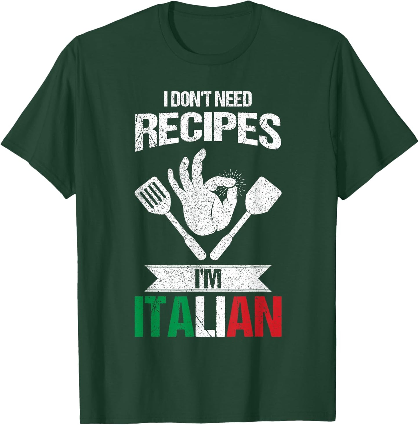 Italian Quotes Italy decor American Grown Italian Roots T-Shirt - T-Shirt | Forest