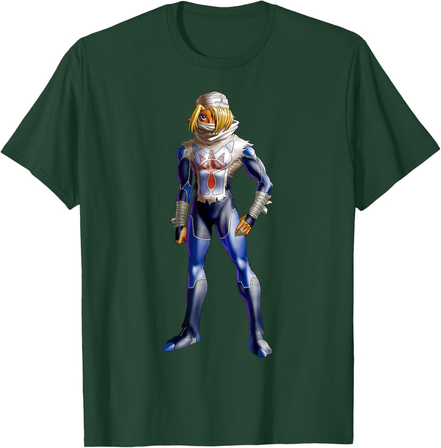 The Legend of Zelda Sheik 3D Poster T-Shirt - T-Shirt | Forest