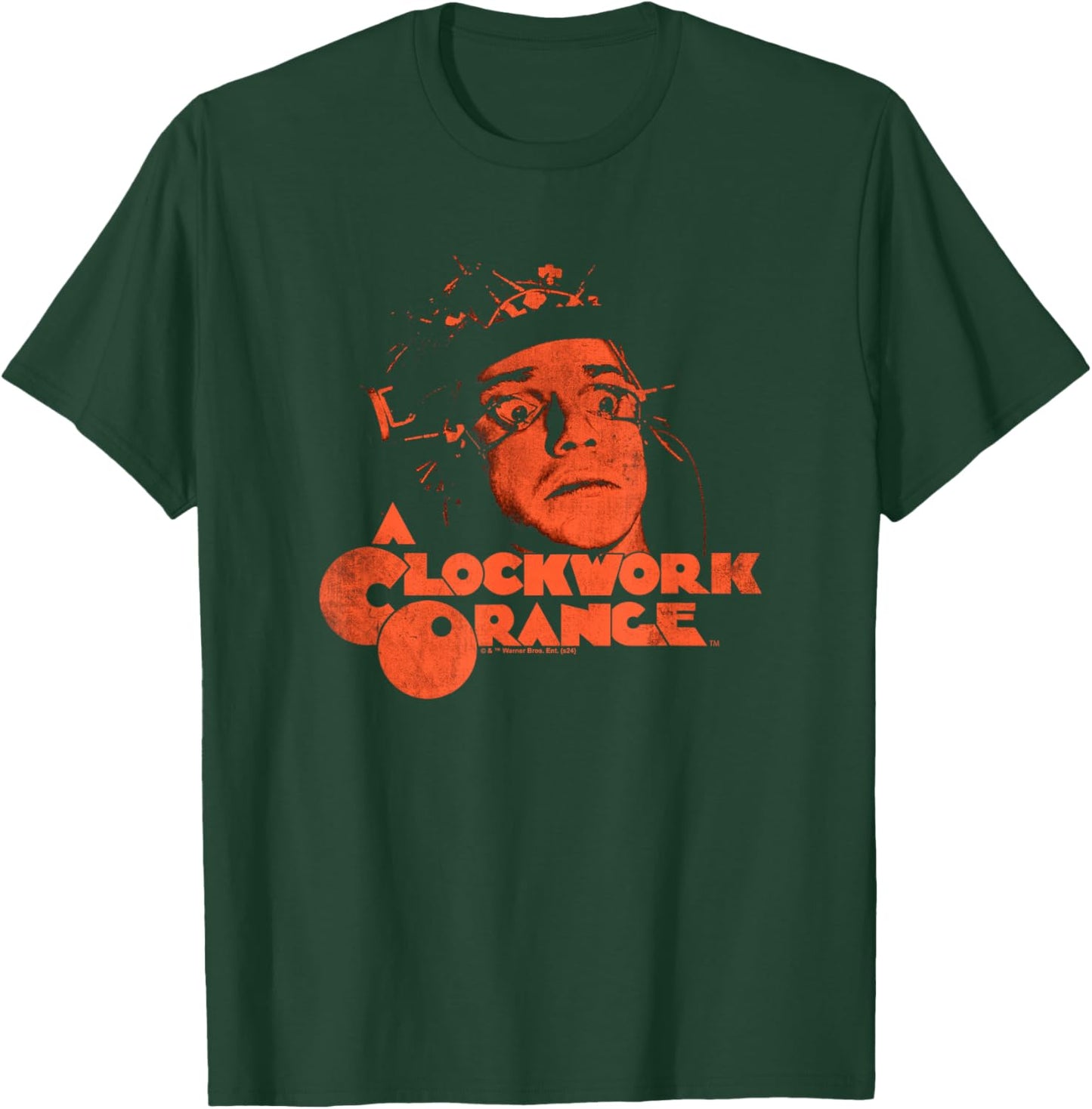 A Clockwork Orange Posterized Alex Face , Small, Black T-Shirt - T-Shirt | Forest