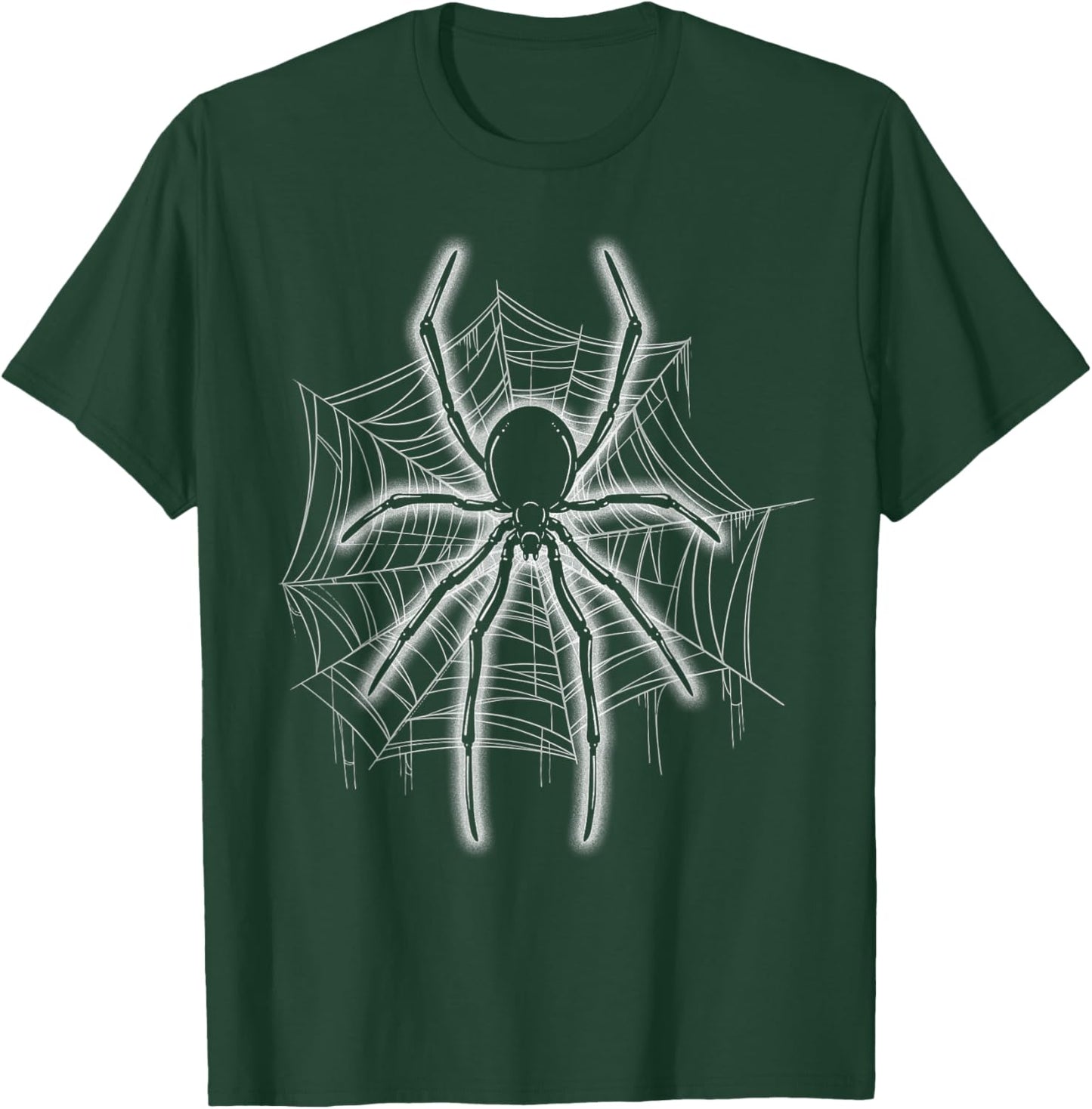 Spider Web Spider Lover Gift Lazy Halloween Costume T-Shirt - T-Shirt | Forest