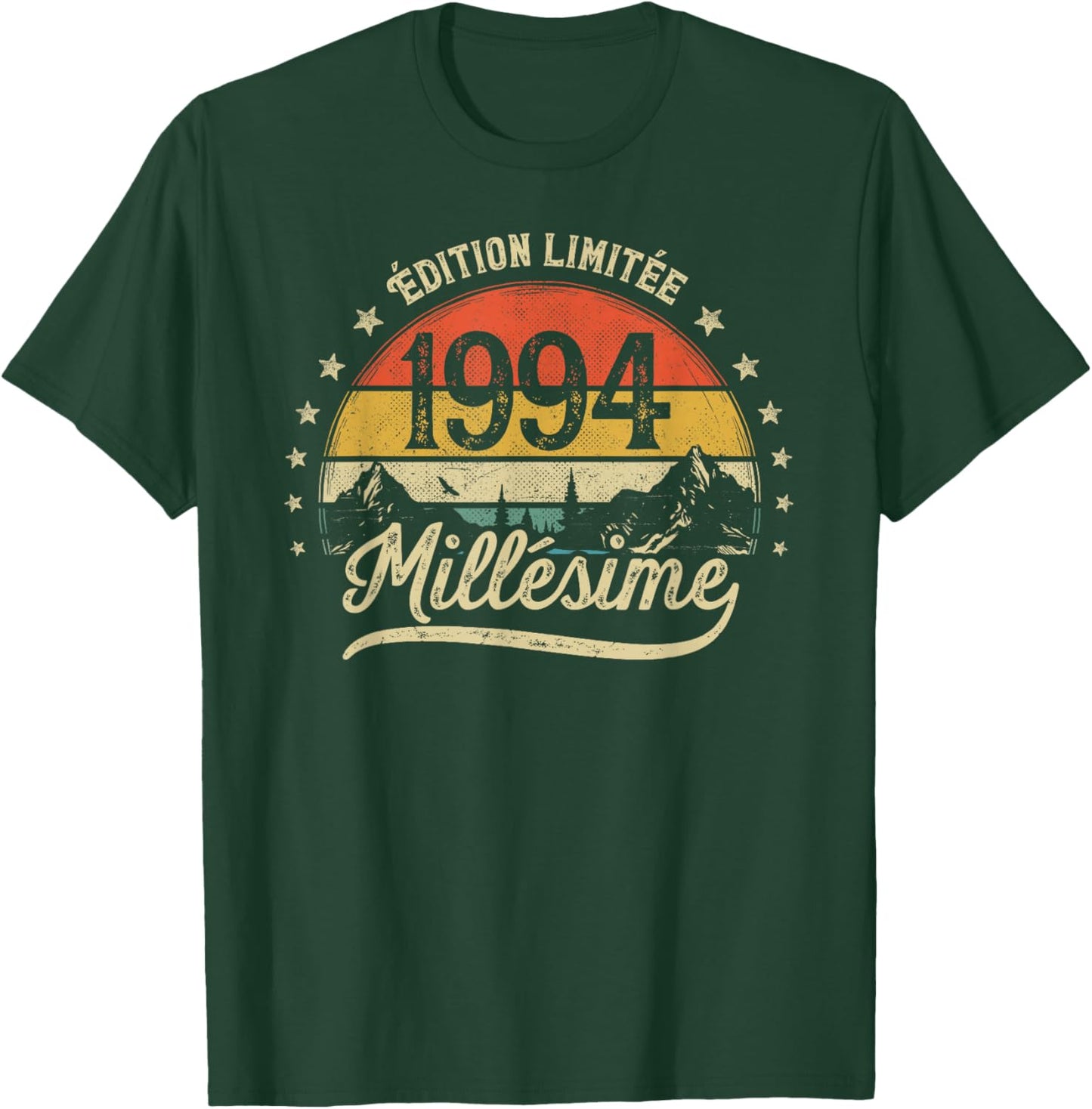 Vintage 1994 Vintage Gift Man 32 Years Birthday T-Shirt - T-Shirt | Forest