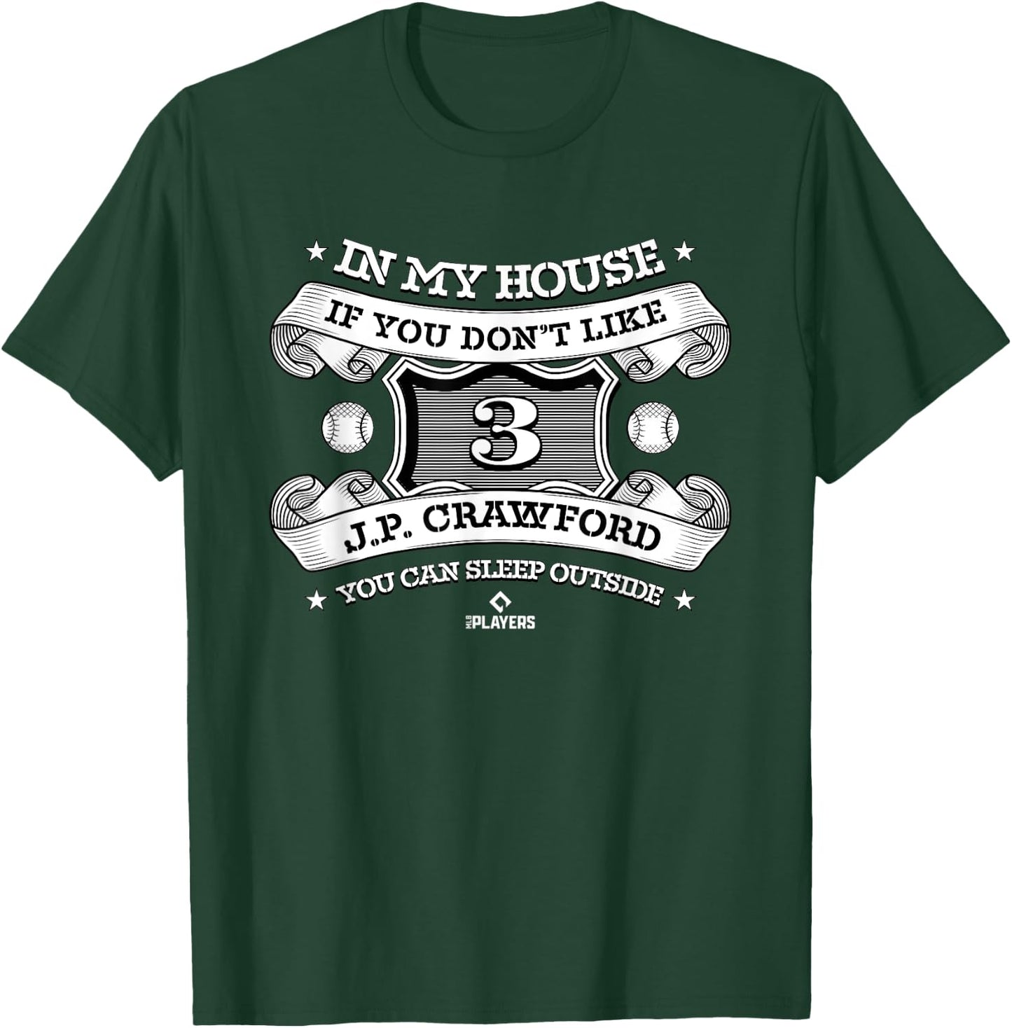 In My House J.P. Crawford T-Shirt - T-Shirt | Forest