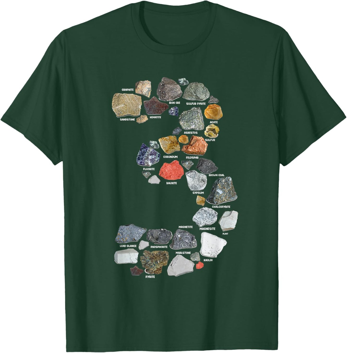 Geology 3 years Old Rock Collecting 3rd Birthday T-Shirt - T-Shirt | Forest