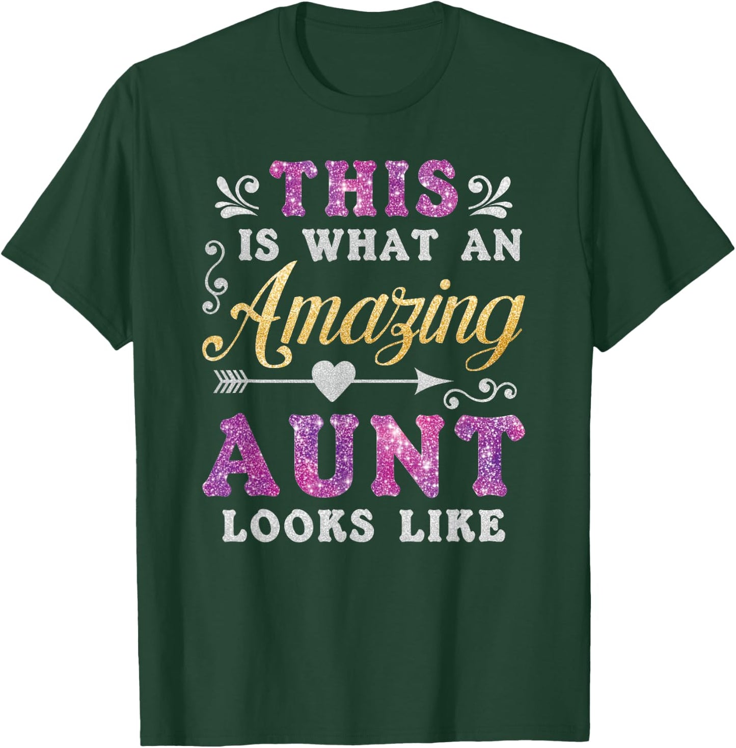 So sieht eine tolle Tante aus Funny Familienfrauen T-Shirt - T-Shirt | Forest