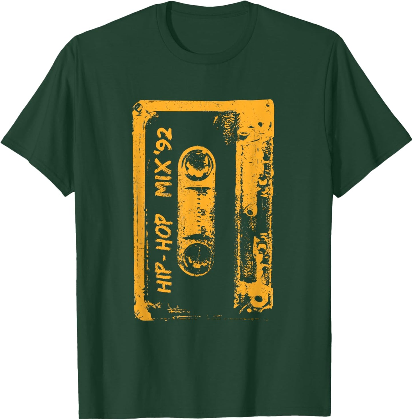 Hip Hop Rap Mixtape Cassette 90s Retro T-Shirt - T-Shirt | Forest