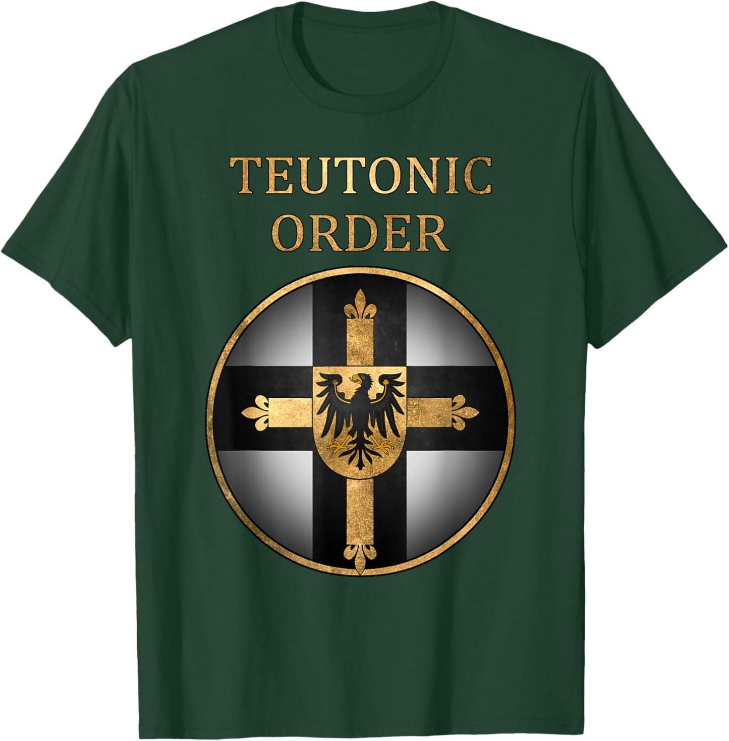 Deutscher Orden Mittelalterliche Heraldik Europäische Ritter T-Shirt - T-Shirt | Forest