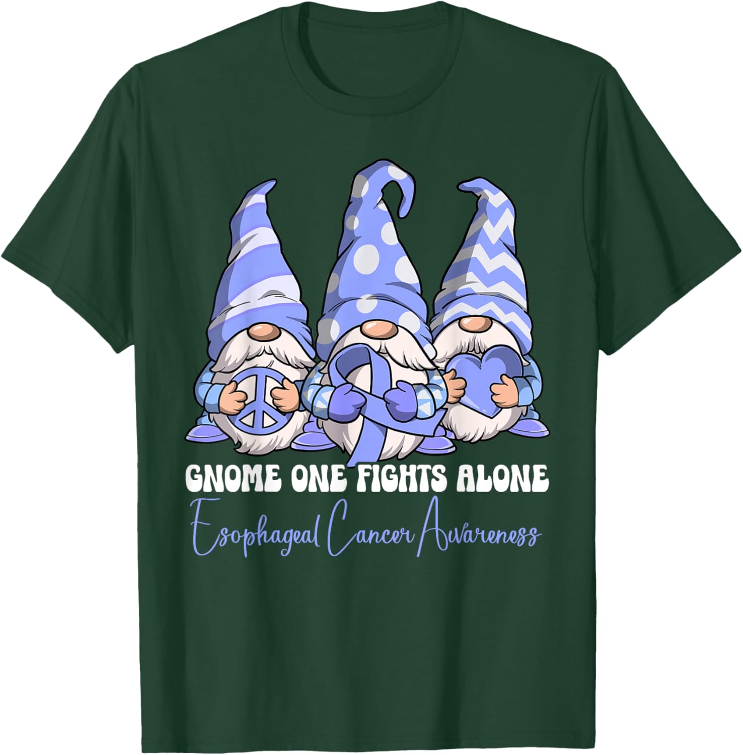 Esophageal Cancer Awareness T-Shirt - T-Shirt | Forest
