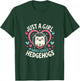 Cute Hedgehog Just a Girl Who Loves Hedgehogs Cute Girl T-Shirt - T-Shirt | Forest