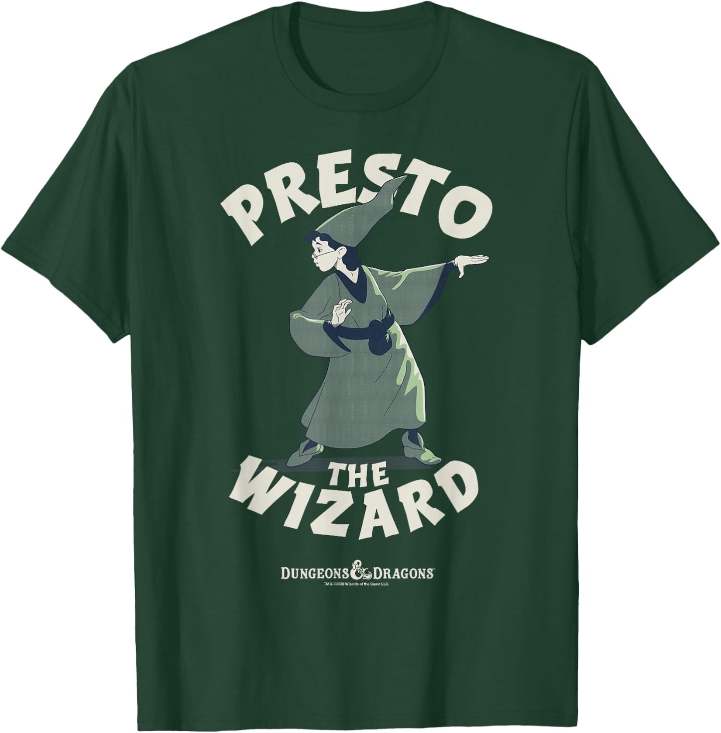 Dungeons & Dragons Presto The Wizard T-Shirt - T-Shirt | Forest