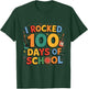 I rocked 100 days of school future rock star music 100th day T-Shirt - T-Shirt | Forest