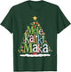 Mele Kalikimaka Tropical Christmas Hawaiian Santa Xmas Tree T-Shirt - T-Shirt | Forest