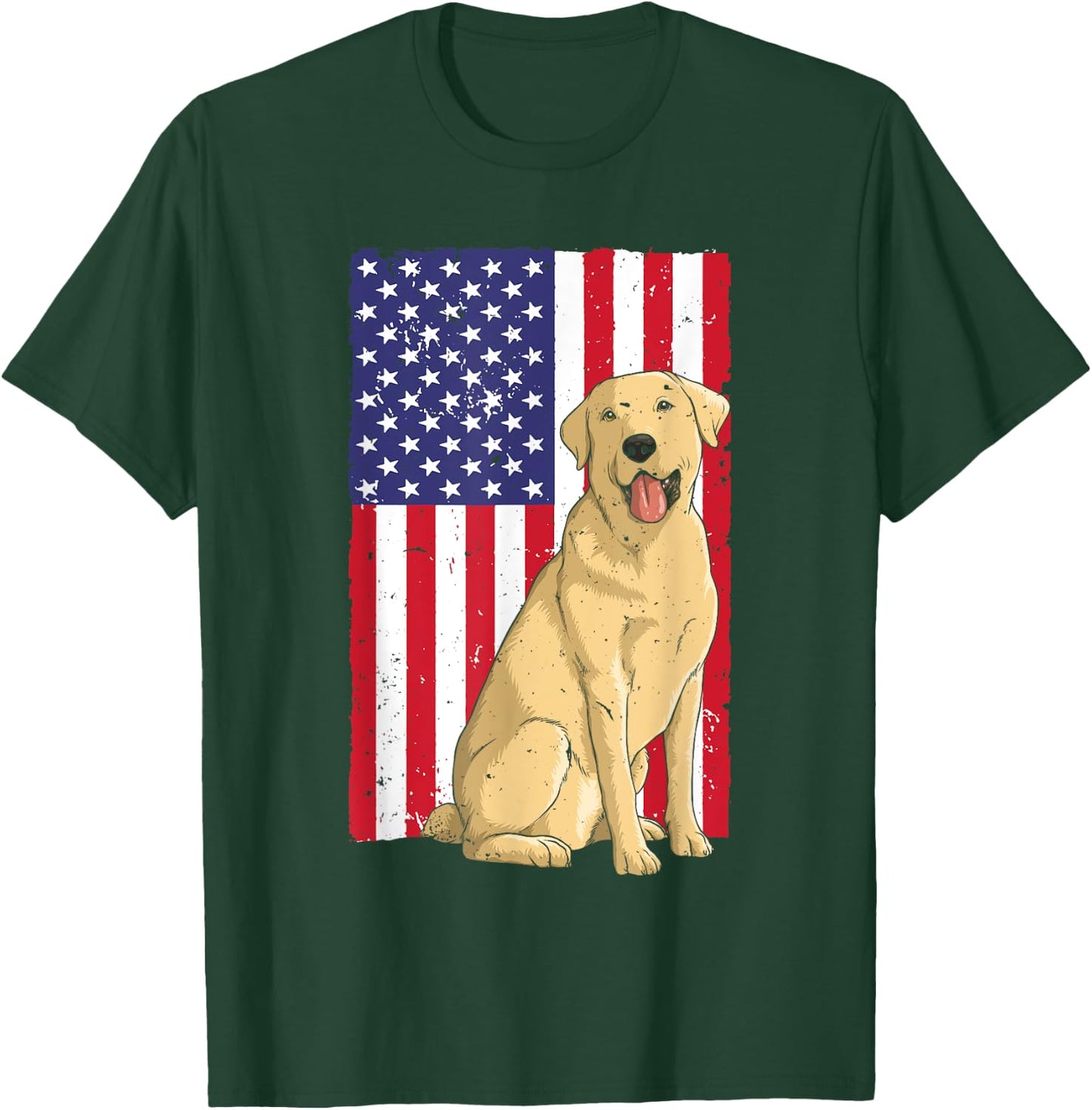 Cool Yellow Lab Art Women Yellow Labrador Retriever T-Shirt - T-Shirt | Forest