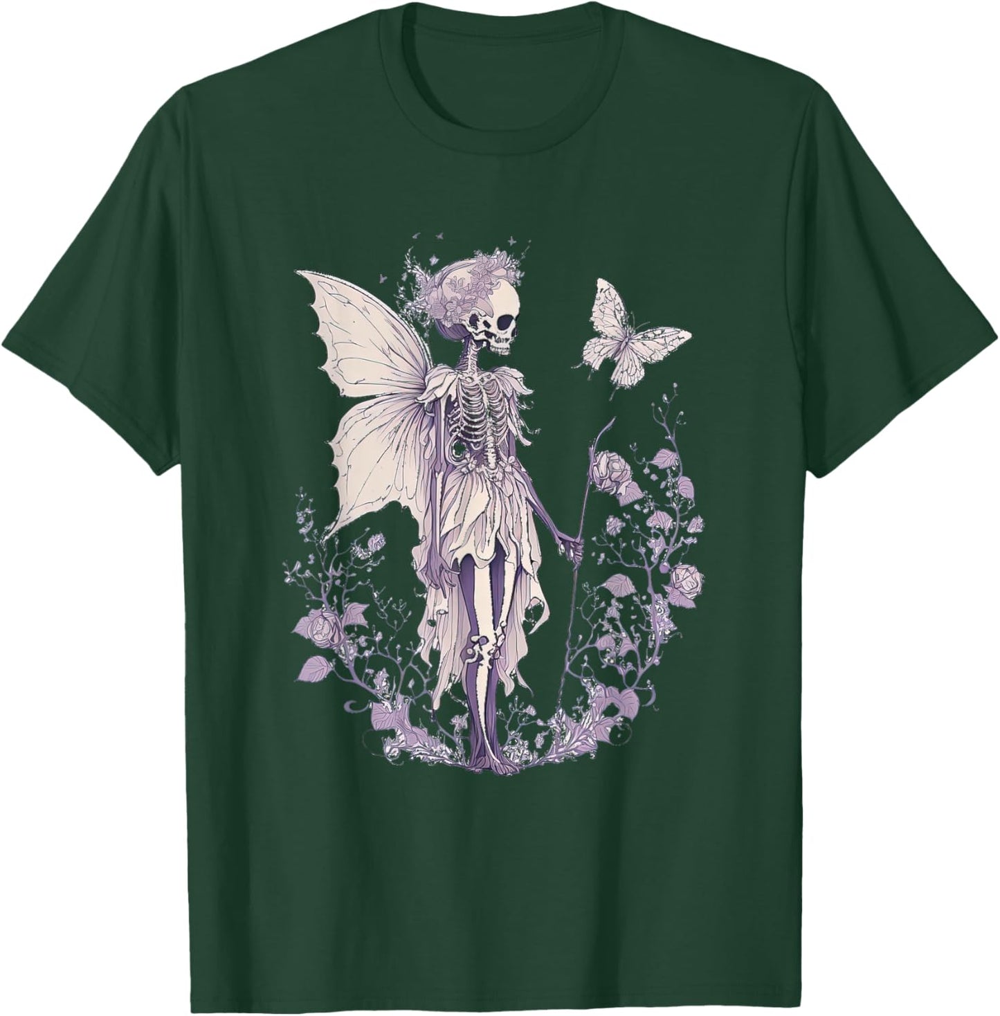Goth Fairycore Aesthetic gothic fairy Aesthetic T-Shirt - T-Shirt | Forest