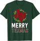 Merry Texmas Texas Yall Red Buffalo Plaid Family Christmas T-Shirt - T-Shirt | Forest
