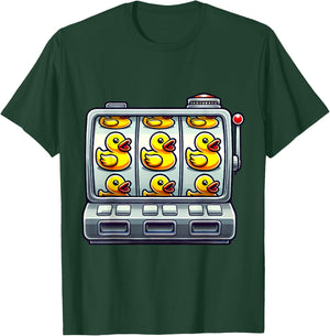 Rubber Duck Slot Machine Casino Slots Player Men Women T-Shirt - T-Shirt | Forest