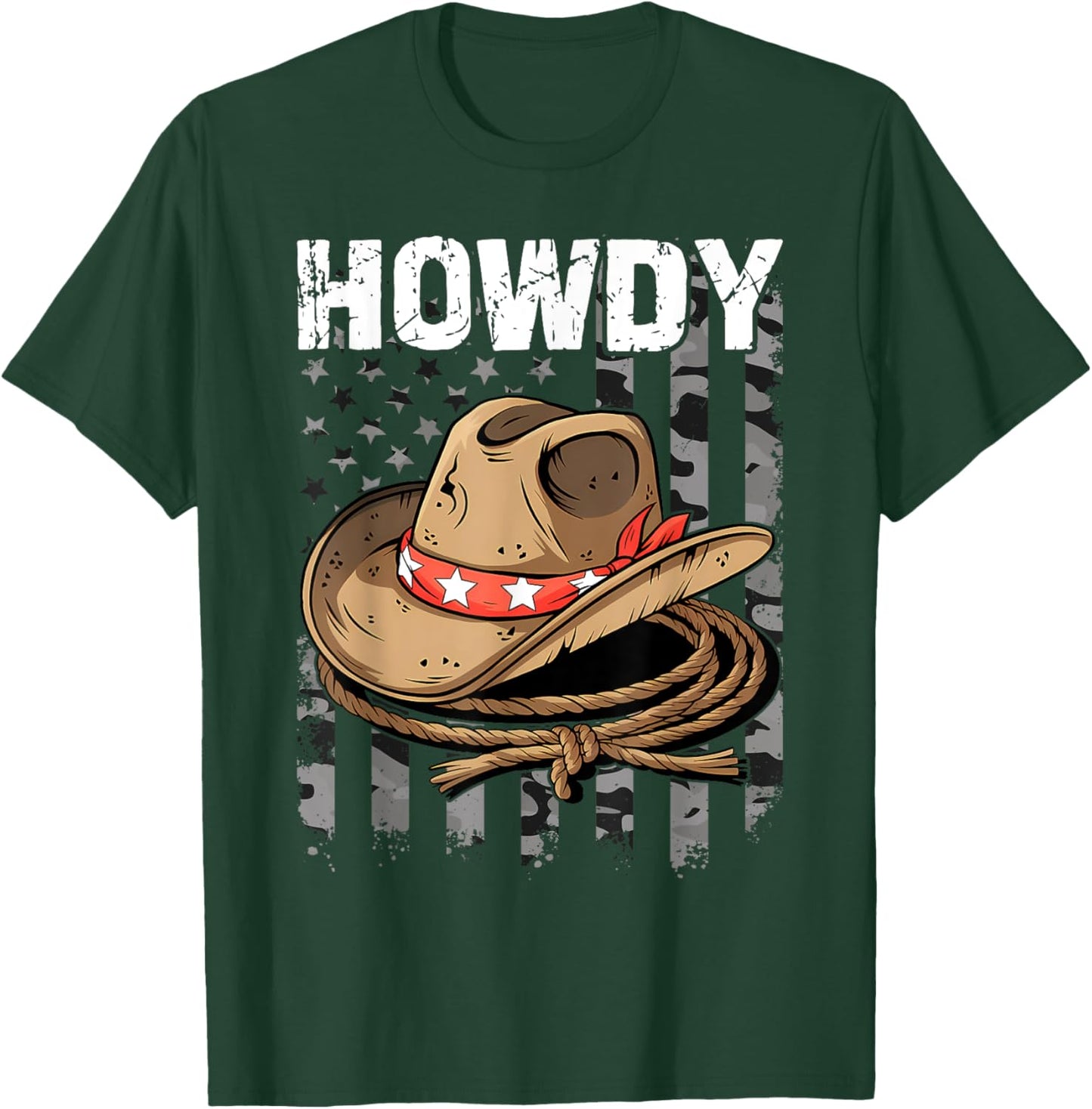 Howdy Cowboy T-Shirt - T-Shirt | Forest
