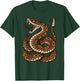 Venomous Rattlesnake Old School Tattoo Flash Rattle Snake T-Shirt - T-Shirt | Forest