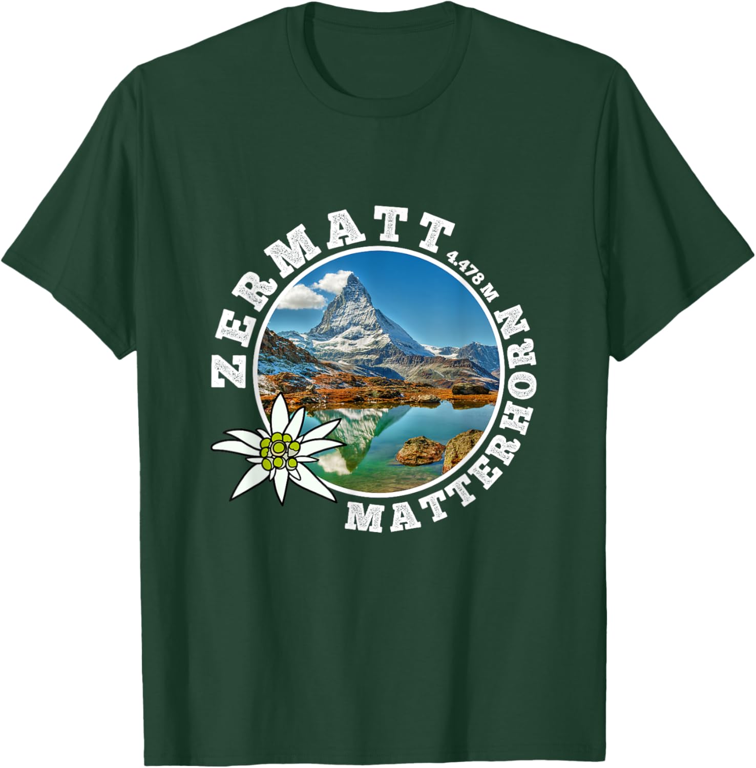 Zermatt Souvenir / Switzerland Zermatt T-Shirt - T-Shirt | Forest