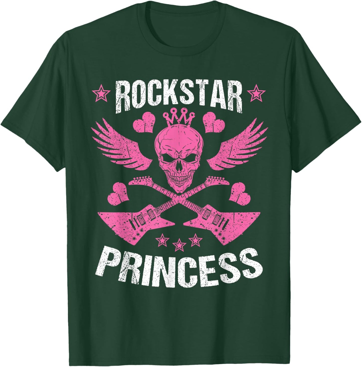 Cool Girls Rockstar Gift Funny Pop Star Princess Music Lover T-Shirt - T-Shirt | Forest