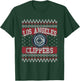 NBA Los Angeles Clippers Christmas Ugly Sweater Style T-Shirt - T-Shirt | Forest