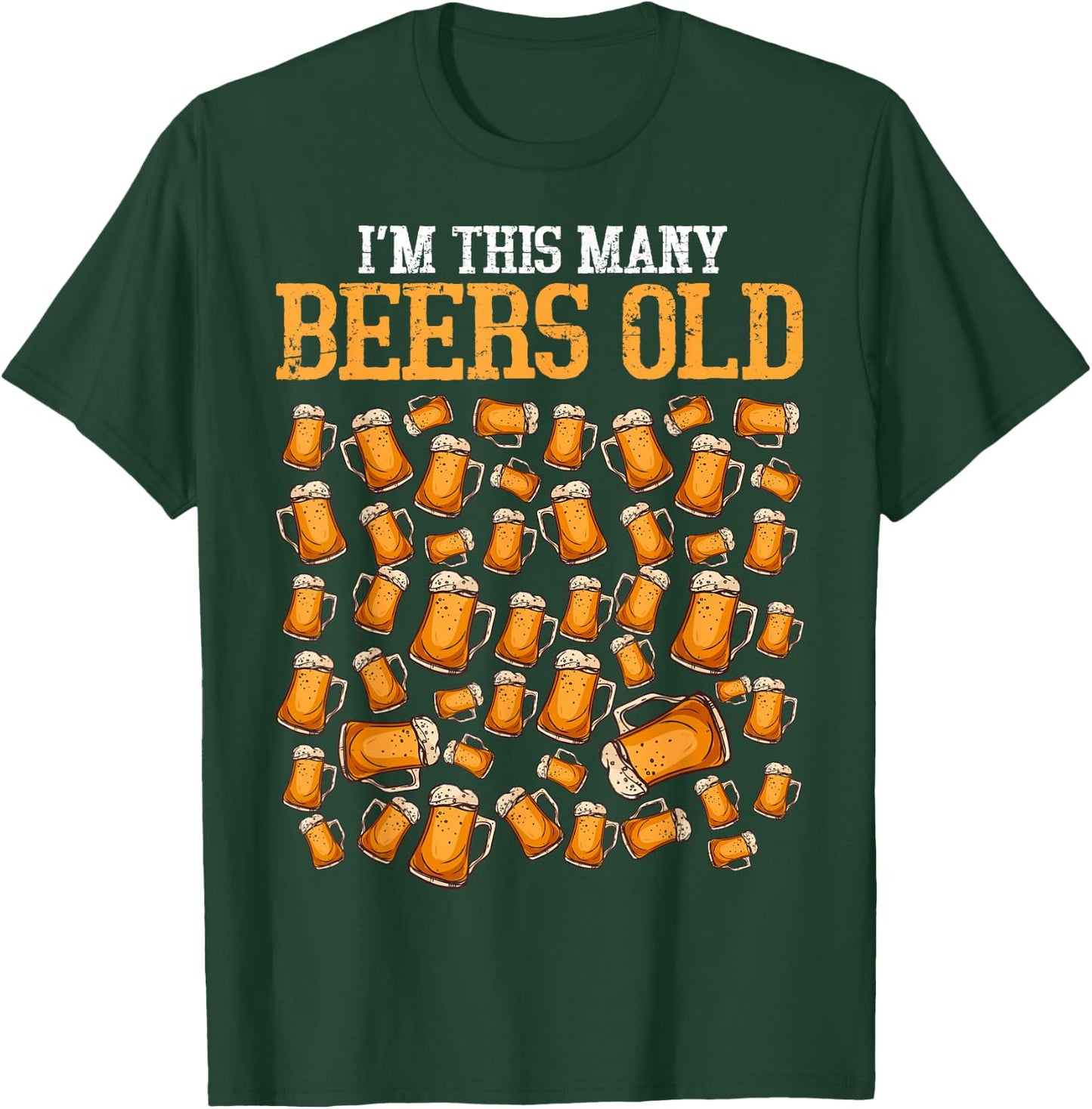 Funny 50 Year Old Beer Drinking Gag Gift 50th Birthday T-Shirt - T-Shirt | Forest