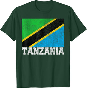 Tanzania Flag National Pride Roots Country Matching Family T-Shirt - T-Shirt | Forest