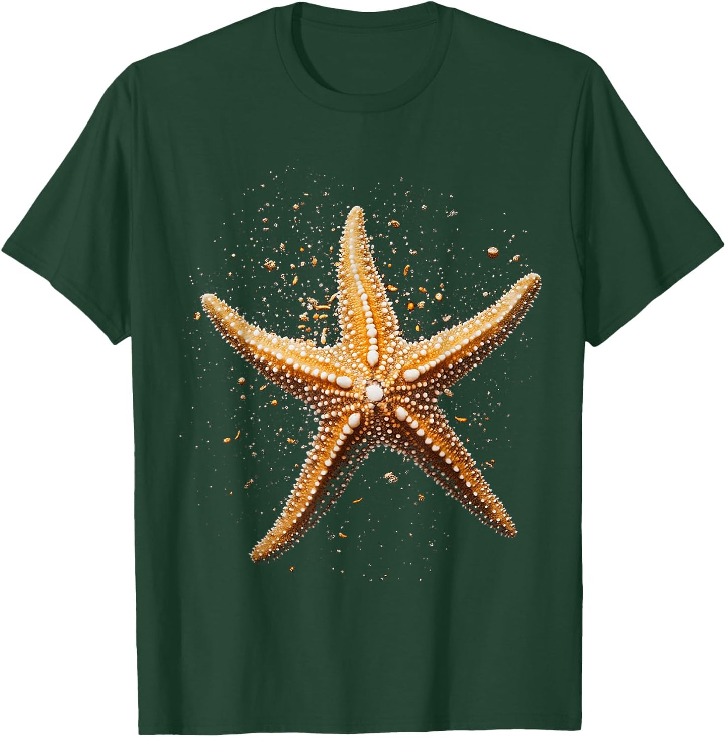 Starfish Animal Motif Artwork Starfish T-Shirt - T-Shirt | Forest