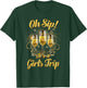 Oh Sip Its A Girls Trip Shirt Matching Group Glasses Of Wine T-Shirt - T-Shirt | Forest