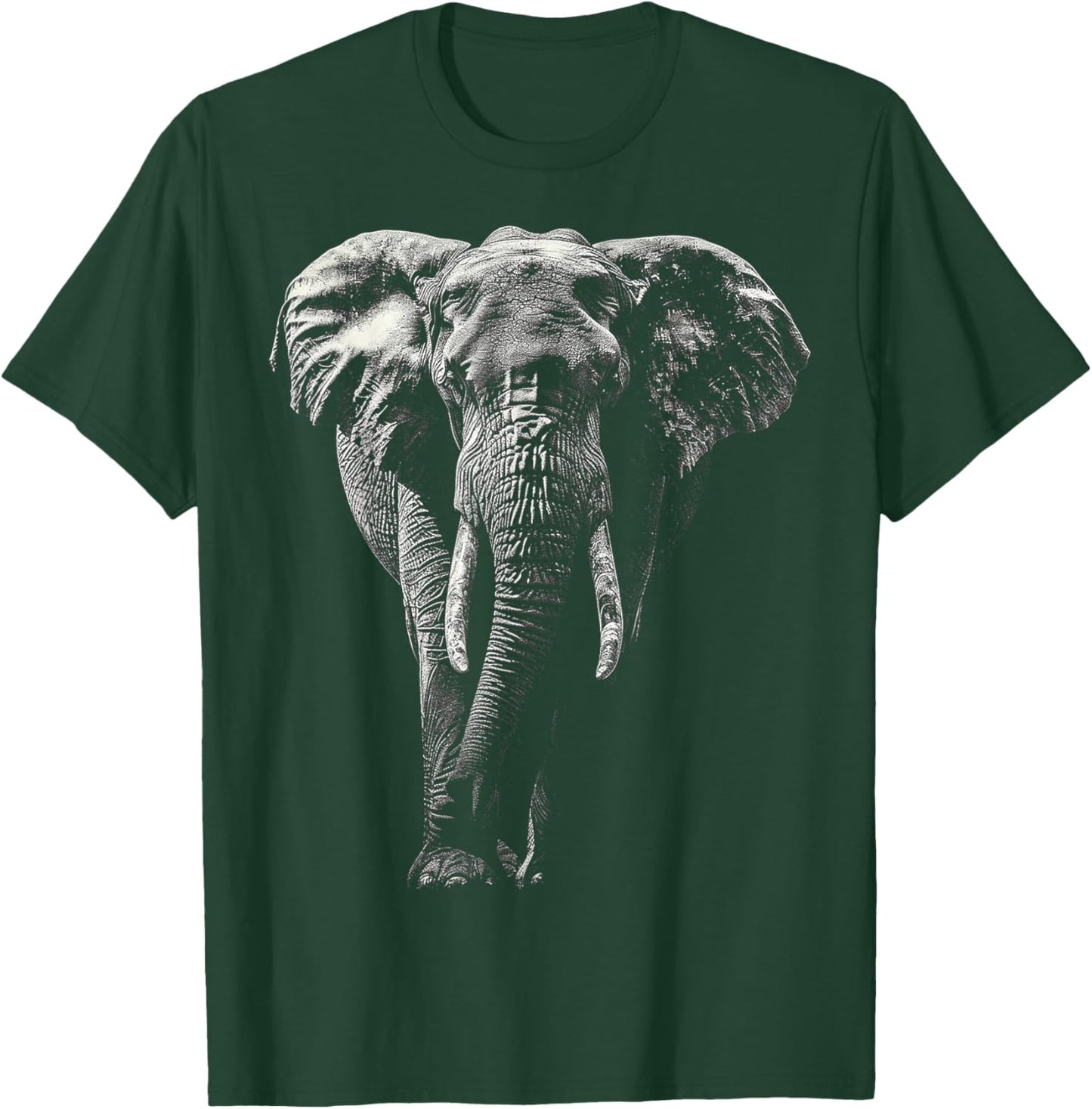 Elephant Lover Drawing Animal Art Graphic Elephant T-Shirt - T-Shirt | Forest